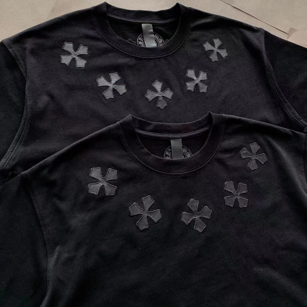 Trendy brand croix heart cross couple same T-shir